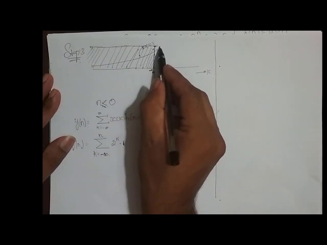 M2L34 - Convolution Sum of a Infinite Length Sequence - Problem 4