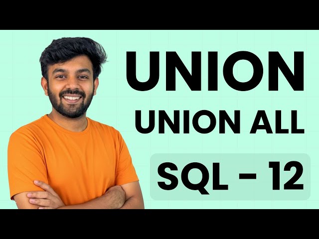 UNION  &  UNION ALL  |  SQL Mastery Ep - 12  |  code io - Tamil