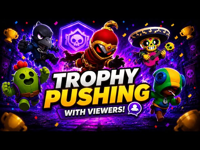 LIVE | Pushing 100.000 Trophies | Brawl Stars