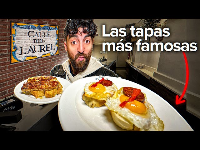 The most famous tapas street in Spain - Laurel in Logroño 🏆