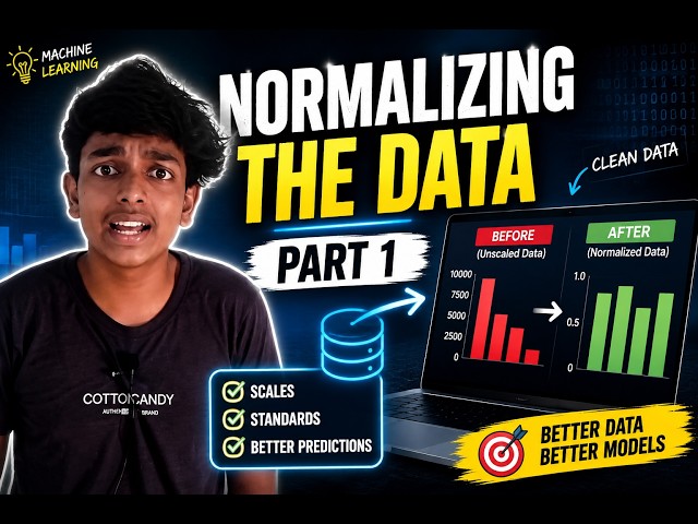 Learn Data Normalization in 10 Minutes [Part 1] | ML Tutorial #10