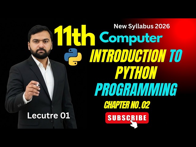 introduction to Python programming || 1st year Computer Science || Chapter 2 Lecture 1