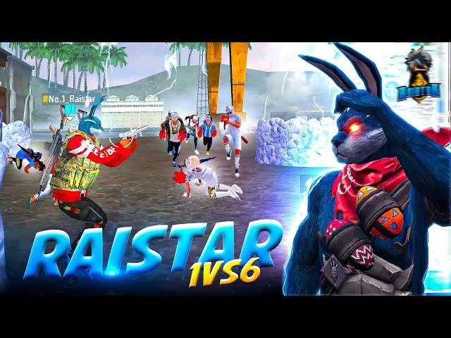 UNBELIEVABLE 🤯!! 1VS6 - RaiStar🔥[Must Watch] @RaiStar - Free Fire Max