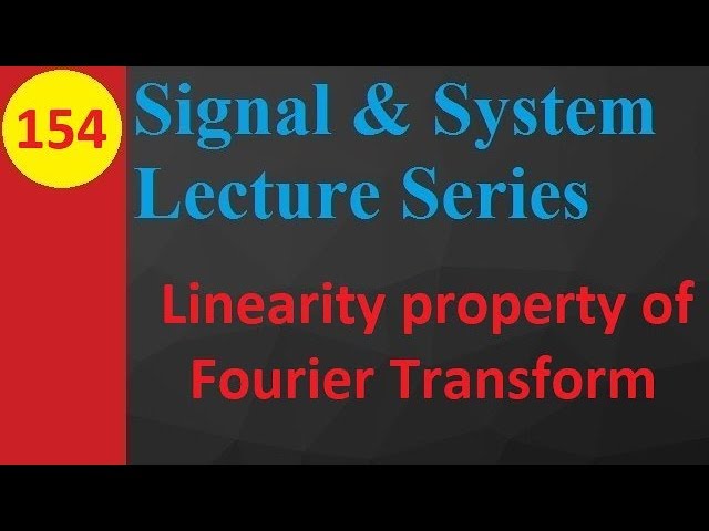 Linearity Property of Fourier Transform: Statement, Proof, and Examples