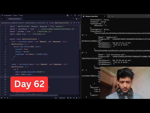 🔴 Day 62 of Learning Advance Backend And System Design (Live Coding)