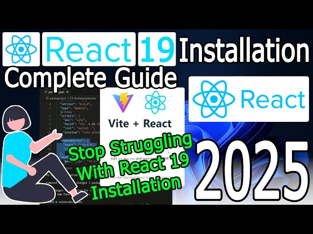 How to Install React 19 with Vite on Windows 10/11 [ 2025 Update ] Stop Struggling with React 19