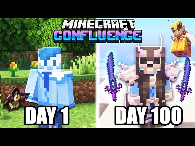 I Spent 100 Days in Confluence Minecraft
