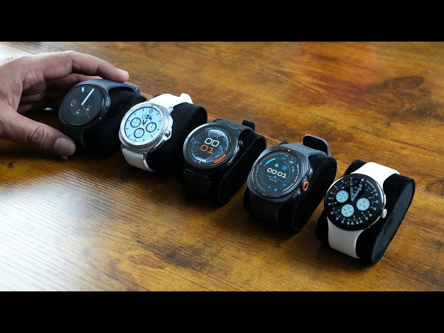 Don't overthink it - 6 best Android smartwatches (Pixel Watch 5 vs Samsung Ultra 2 vs Watch 9 etc.)
