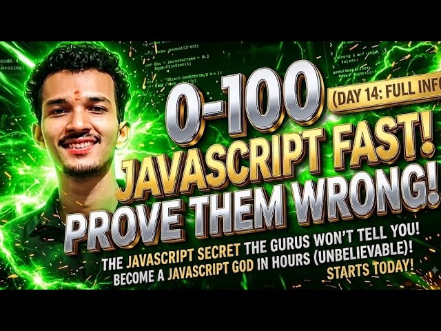 Welcome to Day [14] of the ultimate  Ex while JavaScript 0-100 Fast Series! 🚀day 14 do while