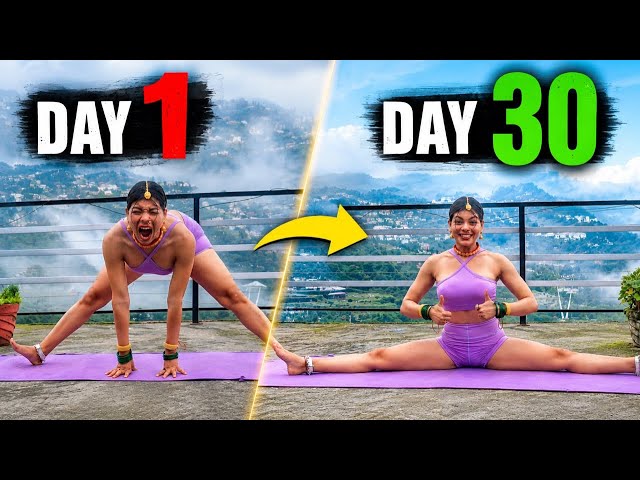 Learn Middle Split in 4 Minutes | What to do daily for leg flexibility? #middlesplit #yogawithkavya