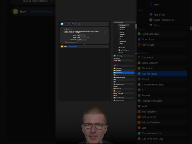 User Input with Apple Shortcuts and Java 25 Script #java #shorts #coding #airhacks