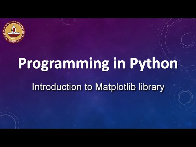 Introduction to Matplotlib library