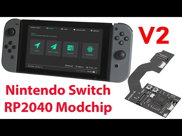 Nintendo Switch RP2040 (PicoFly) V2 Modchip Installation