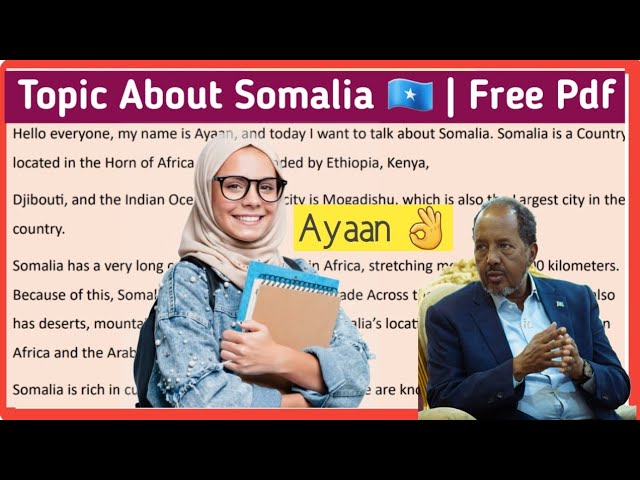 TOPIC About Somalia 🇸🇴 | Ayaan | English To Somali 