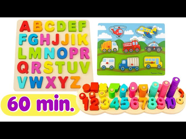 Ultimate Preschool Learning Video For Toddlers 8 | Best Toy learn ABC,  Numbers, Shapes and Colors