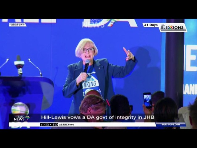 LGE 2026 | DA promises government of integrity in Joburg