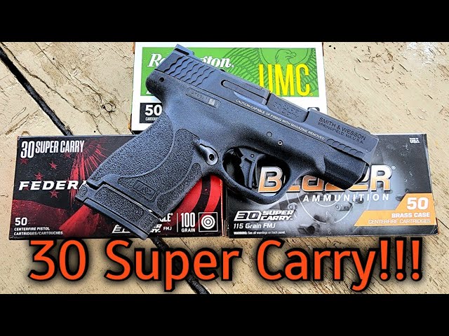 S&W Shield Plus 30 Super Carry Review & Shoot .30SC
