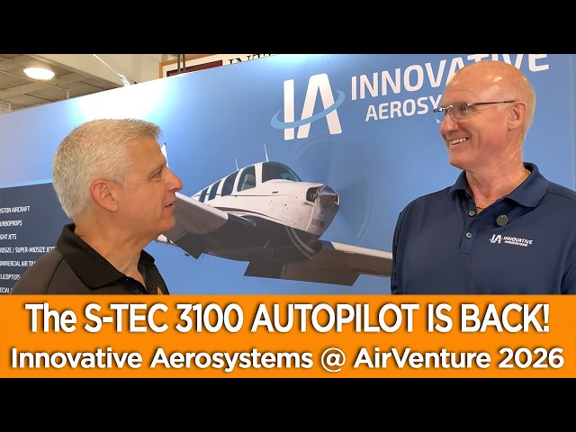 The S-TEC 3100 IS BACK! Autopilots and more from Innovative Aerosystems at AirVenture 2026