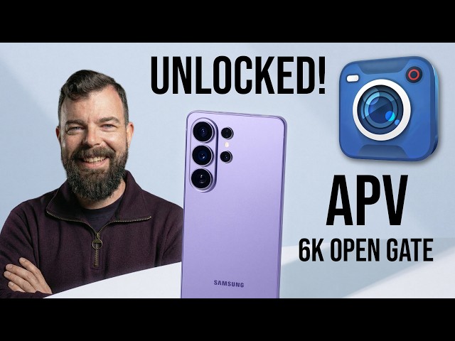 This Blackmagic Camera Update for the S26 Ultra is WILD (6K Open Gate + APV)