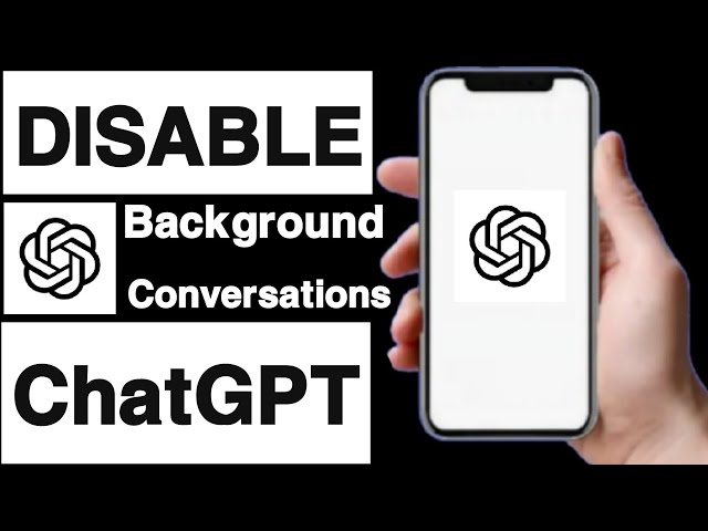How to disable background conversations on chatgpt account||Unique tech 55
