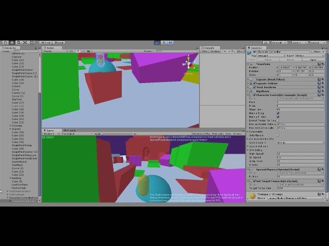 Unity3D Custom Character Controller Capsule Collision Detection