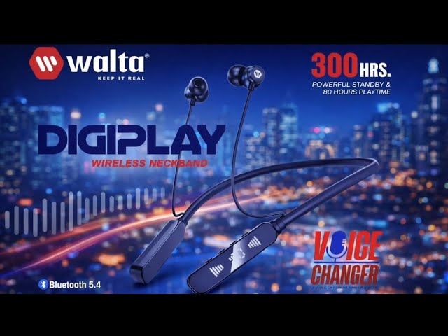 Walta Digiplay Neckband #walta #neckband #waltaindia #mobileaccessories @waltaindia 