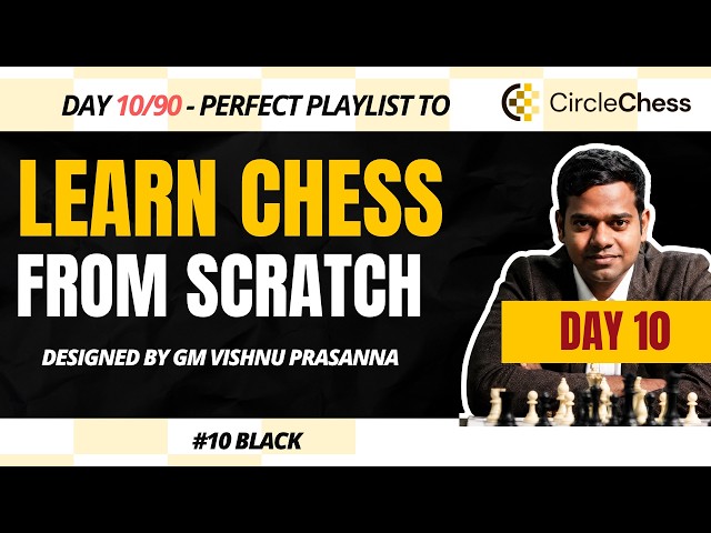 LEARN CHESS FROM SCRATCH | DAY 10/90 | WHAT IS BLACK IN CHESS | CIRCLECHESS