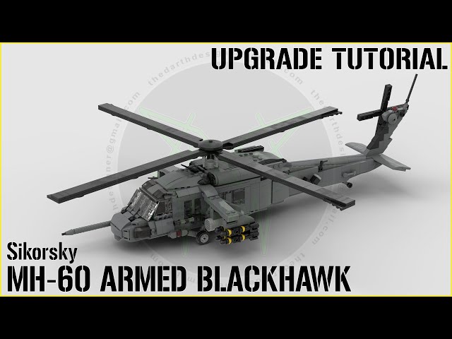 LEGO | MH-60 ARMED BLACK HAWK | Upgrade TUTORIAL - 1:35 Scale