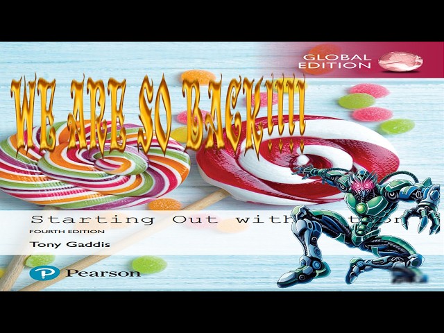 Starting Out With Python Part 15