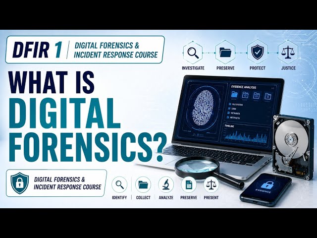 DFIR 1 | What is Digital Forensics? | Uplatz