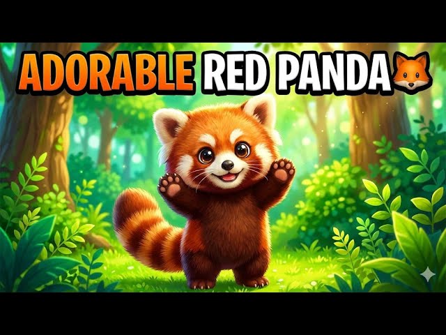 Adorable Red Panda🦊