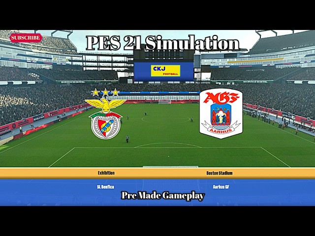Benfica vs Aarhus GF | Football Simulation Gameplay Video | PES 21