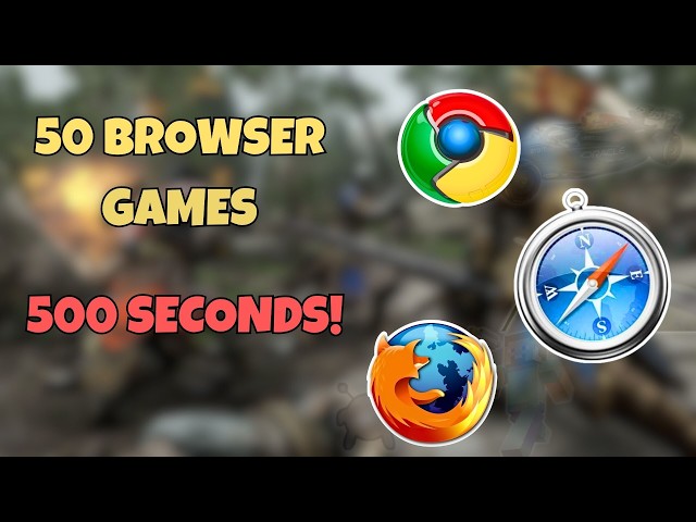 The BEST 50 Browser Games in 500 SECONDS! | NO DOWNLOAD
