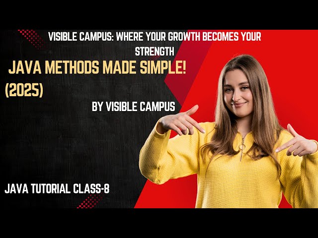 Java Methods (Functions) – Complete Concept with Hands-On Coding