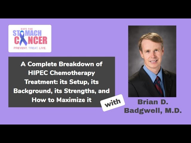 HIPEC 101 with Brian Badgwell, M.D.