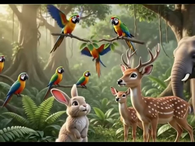 A Lion and A Monkey and the power of unity | Moral Story