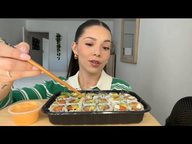 ASMR Chatty Sushi Mukbang 🍣
