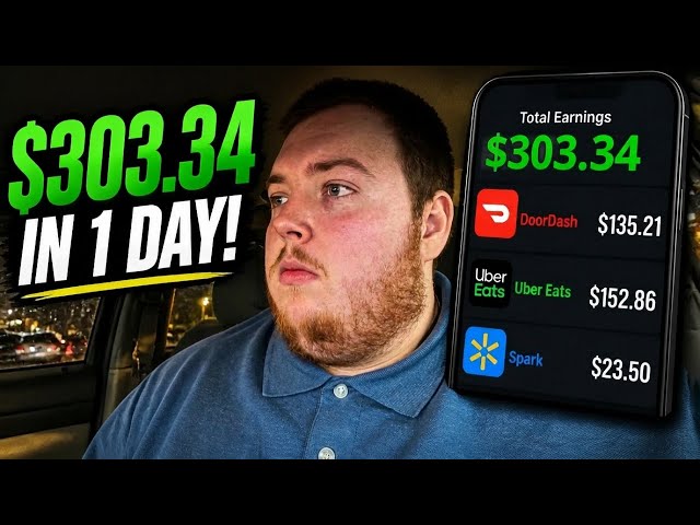 I Made $300 In A Day Multi-Apping DoorDash & Uber Eats (Cherry Picking Only)