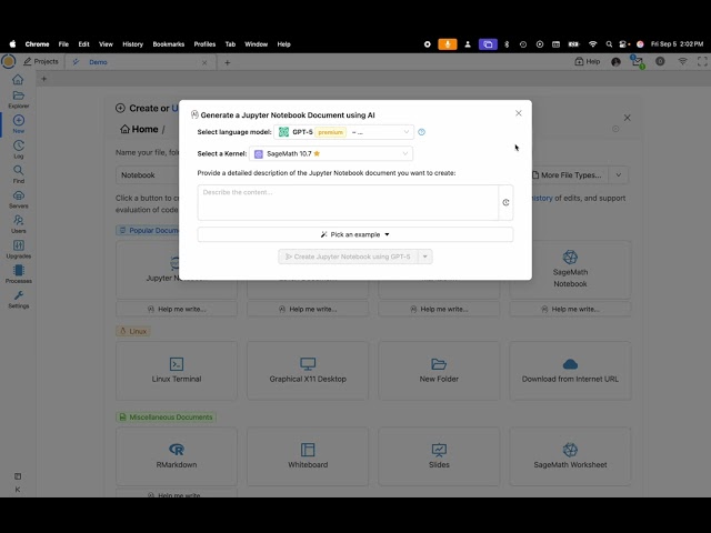 Getting Started With Jupyter Notebooks in CoCalc