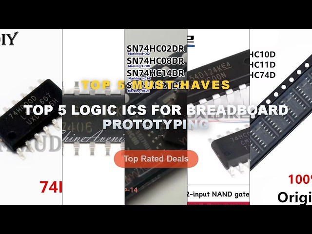 Don't Buy Top 5 Logic ICs For Breadboard Prototyping Before Watching This! - 10PCS 74HC00D 74HC00 SN