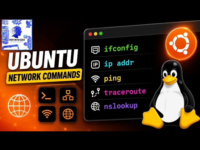 Ubuntu Networking Commands for Beginners ifconfig, ip, ping, traceroute, nslookup Explained 2026