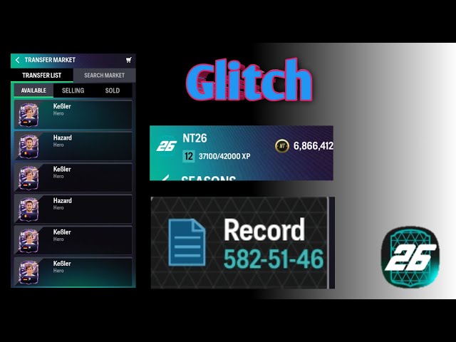 Two coin glitches in NT26