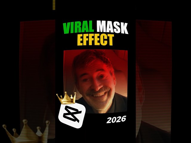 How to make a VIRAL MASK EFFECT ON CAPCUT (for free) \\ #capcut #tutorial #edit