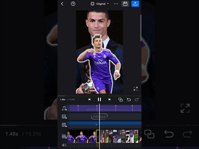 Ronaldo edit! VN tutorial.                                                #ronaldo #edit #football