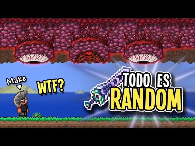 Terraria pero ABSOLUTAMENTE TODO es RANDOM 😵‍💫
