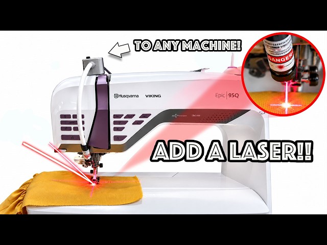 Do You Need A Laser Guide For Your Sewing Machine? Add One For Cheap!