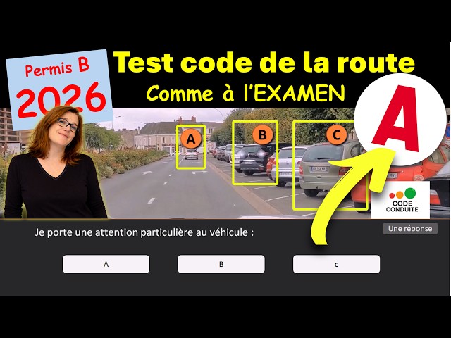 ✅ TEST 11 2026 Highway Code - 40 questions (Free mock exam)