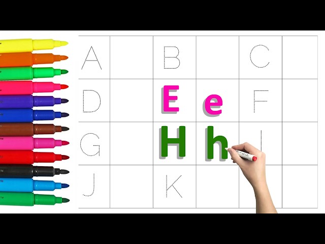 Alphabet Writing for Toddlers 👶 | ABCD Learning Made Easy | ABCD | Learn | Vijay slate class
