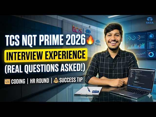 TCS NQT Prime Interview Experience 2026 🔥 | Asked Questions + Coding + HR Round