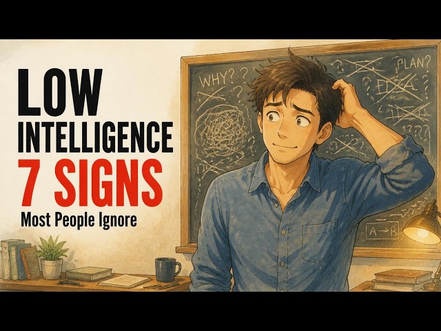 7 Clear Signs of Low Intelligence Most People Ignore